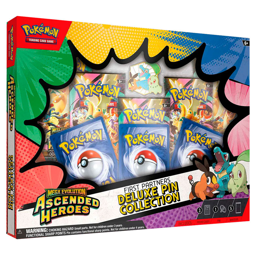 Pokémon TCG: Mega Evolution - Ascended Heroes First Partners Deluxe Pin Collection