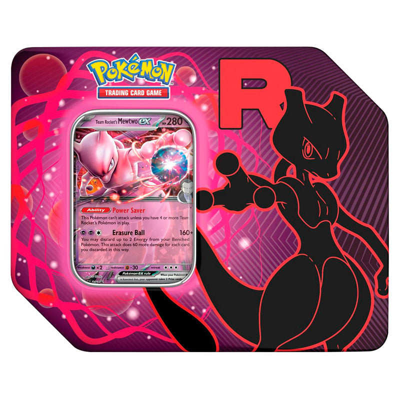 Pokémon TCG: Team Rocket Tin - Mewtwo