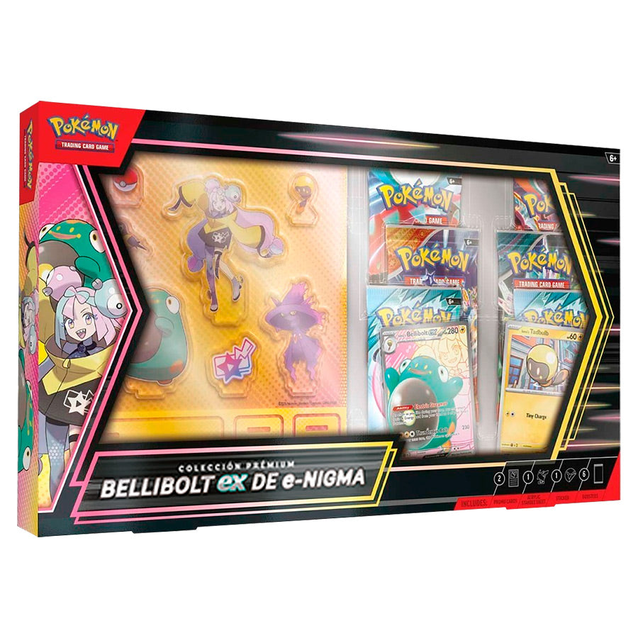 JCC Pokémon: Colección Prémium Bellibolt ex de e‑Nigma