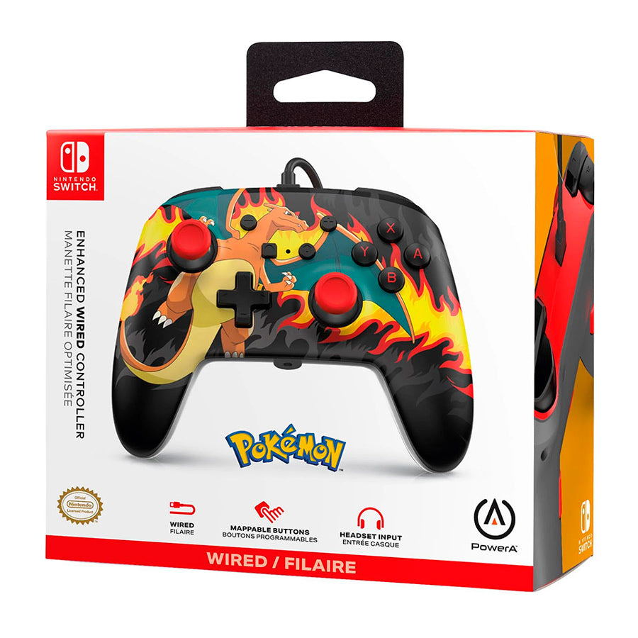 Control Alámbrico Charizard Firestorm – TiendaDeMario.com