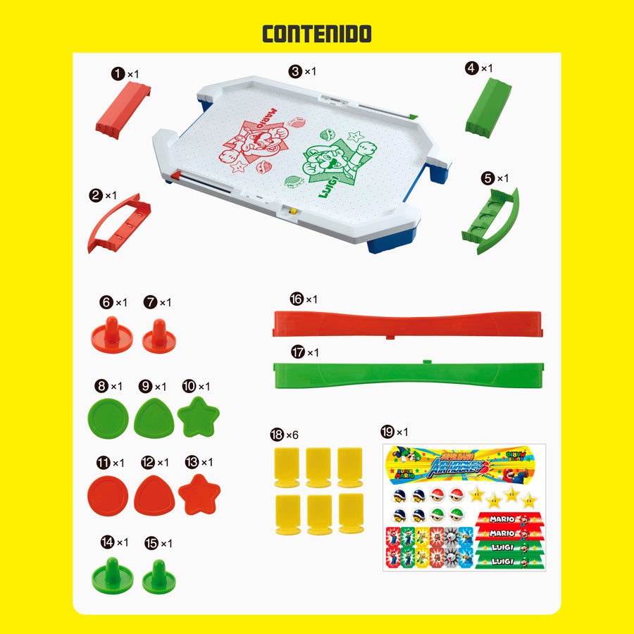 Super Mario Air Hockey
