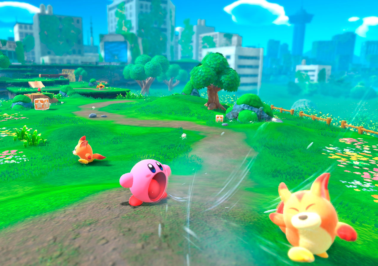 Kirby: and the Forgotten Land.