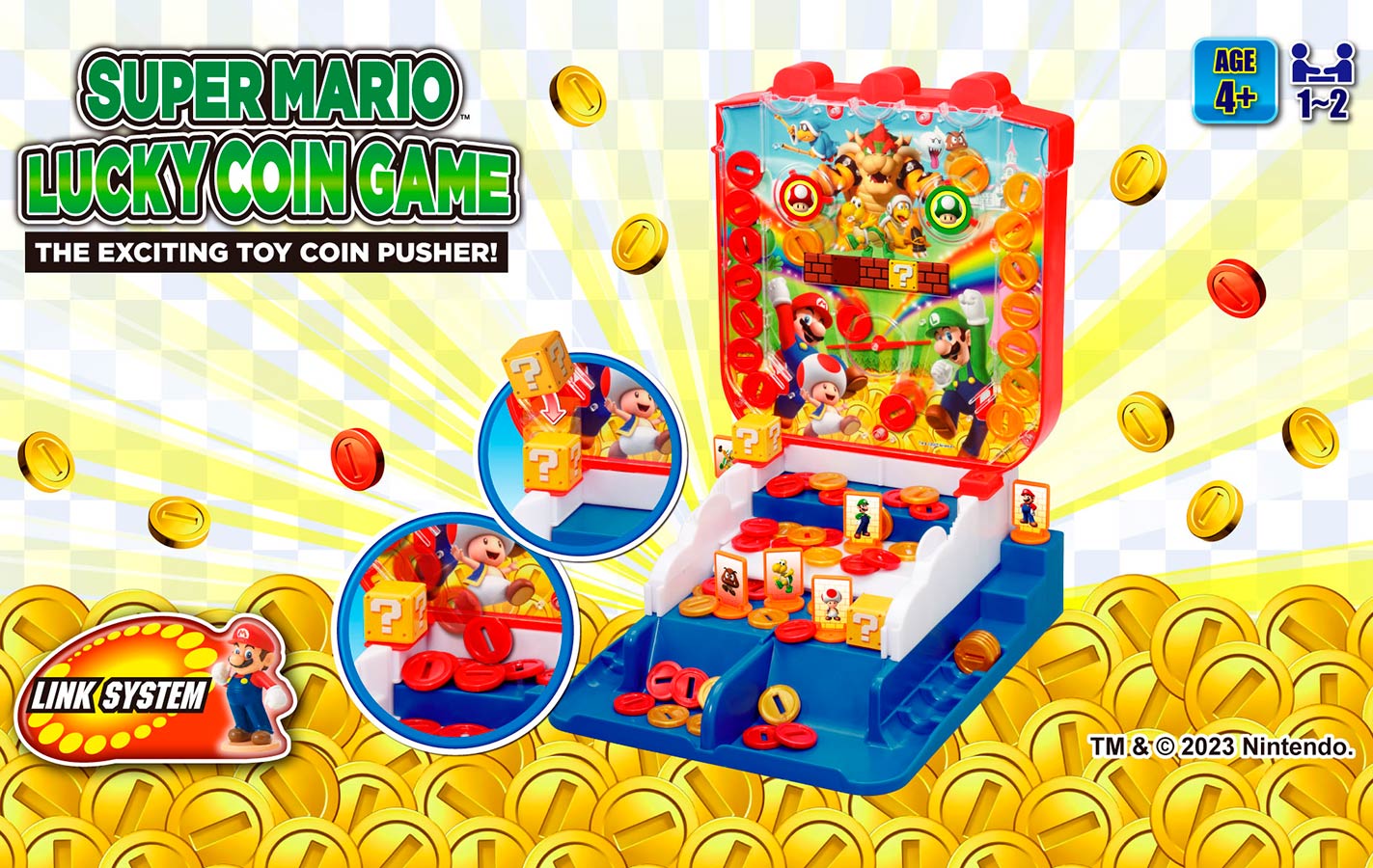 Super Mario Lucky Coin Game