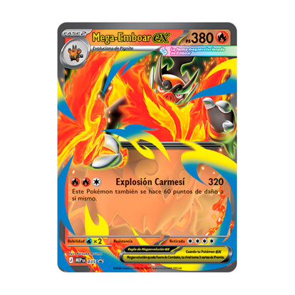 JCC Pokémon: Megaevolución - Ascenso Heroico Mega-Emboar ex