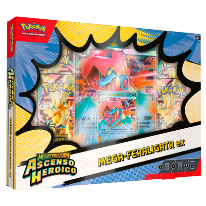 JCC Pokémon: Megaevolución - Ascenso Heroico Mega- Feraligatr ex